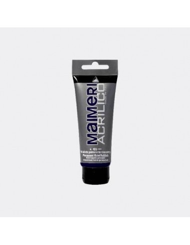 Colore acrilico Maimeri in tubetto 75 ml violetto permanente rossastro - M0916465