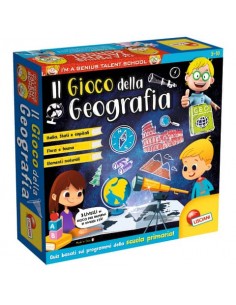 Gioco in scatola materie scolastiche I'm a Genius Geografia - 48908