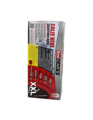 Calze da neve Emi omologate per auto - XXL - conf. 2 pezzi - 8009199