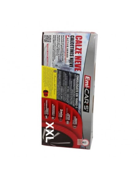 Calze da neve Emi omologate per auto - XXL - conf. 2 pezzi - 8009199