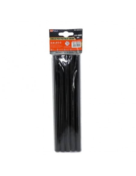 Stick di colla a caldo Emi 20 cm Ø 11 mm - colore nero - conf. 5 pezzi - 8800259