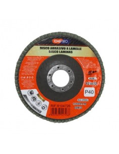 Disco abrasivo a lamelle Emi 125x22 mm grana P40 8104726