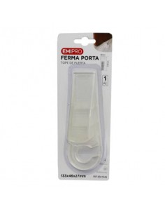 Fermaporta in silicone con gancio Emi -133x46xH.27 mm - trasparente - 8501649