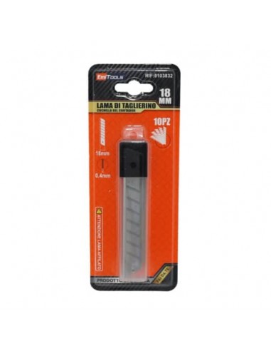 Lama di ricambio per cutter Emi - pezzi 18 mm - conf. 10 pezzi - 8103832