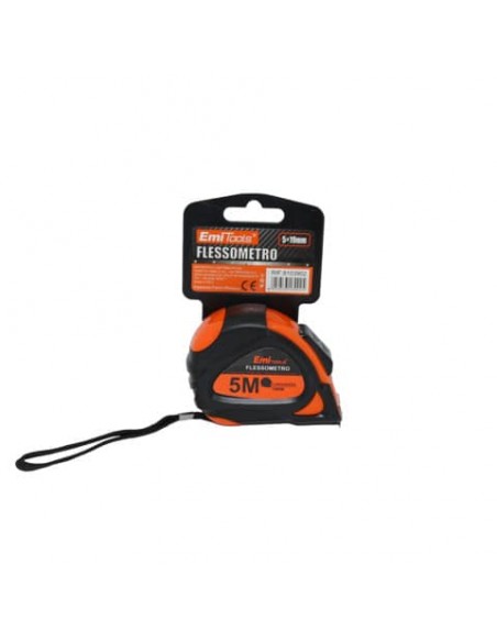 Metro flessibile Emi - 5m x 19 mm - arancione e nero - 8103902