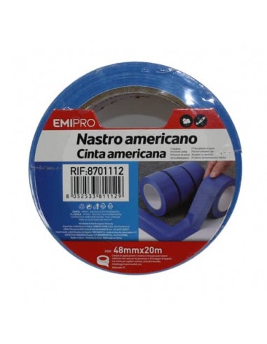 Nastro americano Emi - 48 mm x 20 m - blu - 8701112