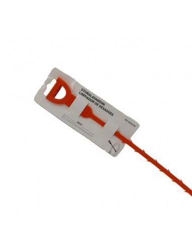 Sturalavandini in nylon flessibile Emi - 65 cm - colore arancione - 8503430