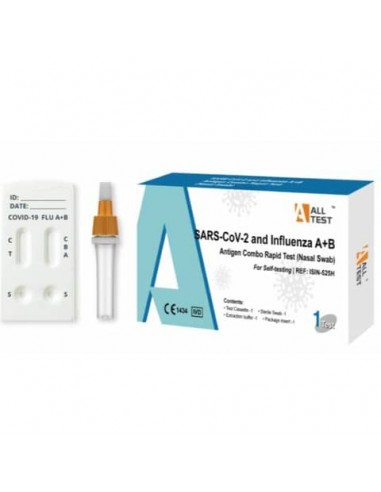 Test rapido Covid + influenza A-B Alltest 3 in 1 ISIN-525H