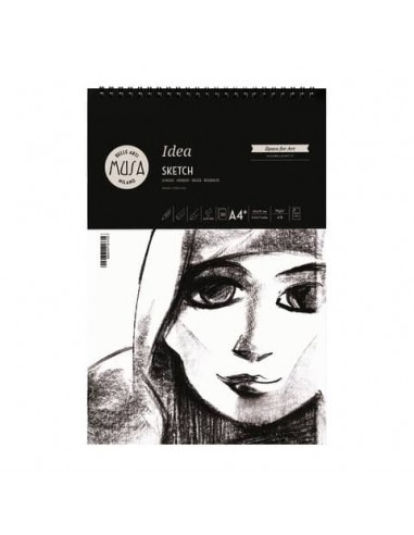 Blocco con spirale Belle Arti Musa Idea Sketch - 90 g - A4 30 fogli - MU123394