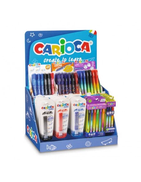 Espositore 31 articoli scrittura Carioca Counter Oops assortiti 54220/F/PR1