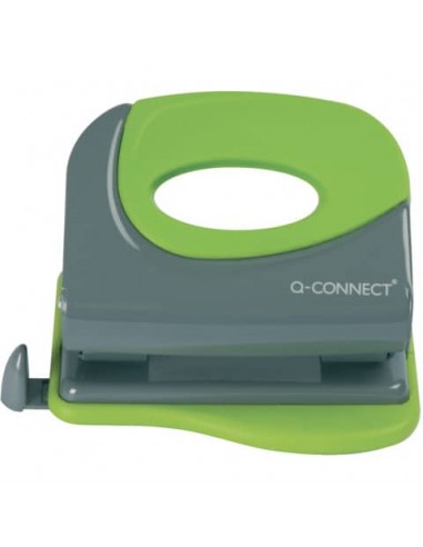 Perforatore a due fori Q-Connect fino a 20 ff grigio/verde KF00995