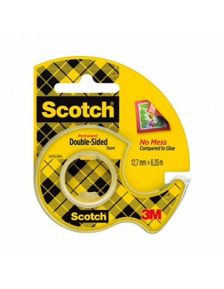 Nastro biadesivo Scotch® 665 trasparente 12 mm x 6