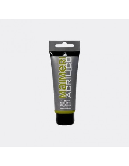 Colore acrilico Maimeri in tubetto 75 ml verde oliva - M0916331