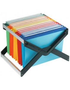 Supporto per cartelle sospese LUXOR 33 cm forma a X assortiti 41x32x27 cm 10 cartelle - LUXOR 1 MX 10 P1