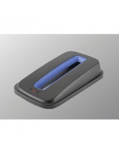 Coperchio per contenitori Geo - carta Vileda Professional in PPL nero/blu 137731