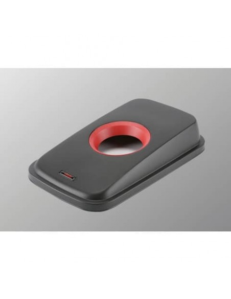 Coperchio per contenitori Geo - bottiglie Vileda Professional in PPL nero/rosso - 137732