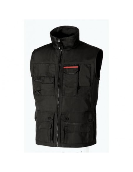 Gilet multitasche da lavoro First U-Power nero carbone - Taglia L SY004BC FIRST L