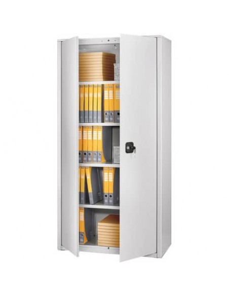 Armadio in metallo a porte battenti A-ECO-90 - 90x41x200 cm Tecnical 2 grigio