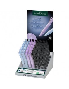 Penna a sfera Faber-Castell Daily Ball XB inchiostro blu - colore fusto assortito - conf. 40 pezzi - 140691
