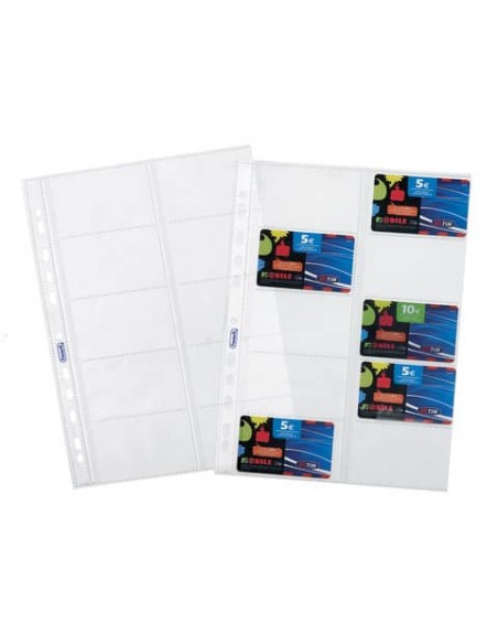 Buste a foratura universale Favorit porta cards liscia superior 8