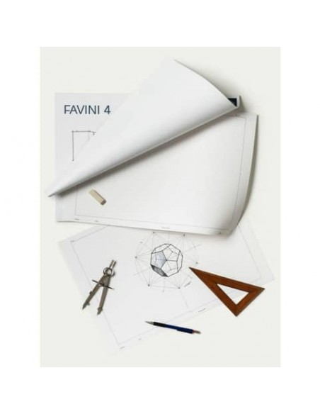 Album da disegno Favini 2 f.to 33x48 cm conf. da 10 fogli da 110 g/m2 liscio squadrato - A171313