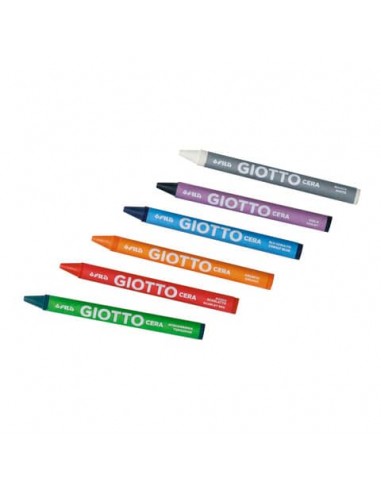Pastelli a cera GIOTTO CERA assortiti  astuccio appendibile da 24 - 282200