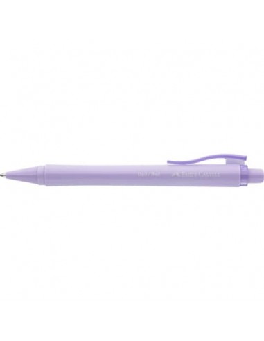 Penna a sfera Faber-Castell Daily Ball XB inchiostro blu - colore fusto lilla - conf. 10 pezzi - 140688