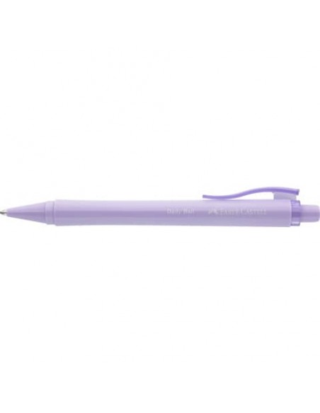 Penna a sfera Faber-Castell Daily Ball XB inchiostro blu - colore fusto lilla - conf. 10 pezzi - 140688