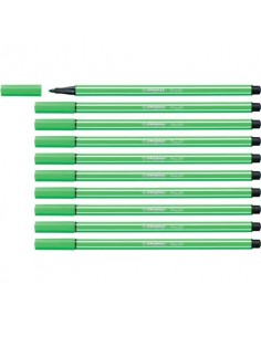 Pennarelli Stabilo Pen 68 tratto 1 mm verde foglia 68/43