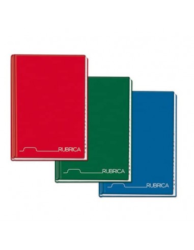 Rubrica cartonata Blasetti a fogli fissi - 1R - 70 g/m2 A4 - 192 fogli 1373