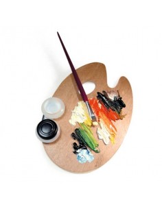 Tavolozza per pittura in faggio DOM 20x30 cm - 5 mm - 180/2030