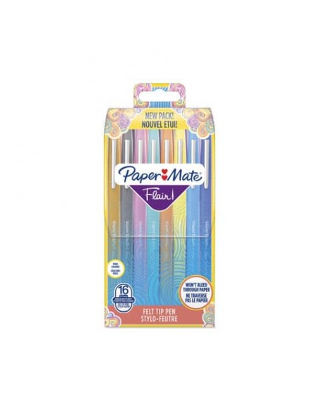 Penne punta fibra Paper Mate Flair/Nylon M 1