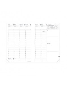 Ricambio Quo Vadis Ministro IT settimanale - formato 16x24 cm - 01500925MQ