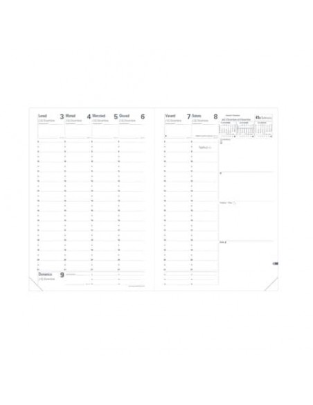 Ricambio Quo Vadis Ministro IT settimanale - formato 16x24 cm - 01500925MQ