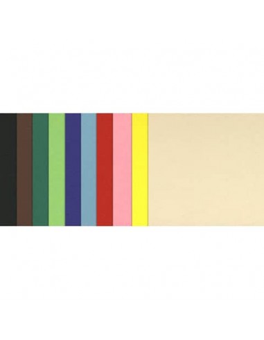 Cartoncini colorati Maxipack COLORLINE 70x100 cm 100 fogli 220 g/m² Canson 10 colori assortiti - C31074S058