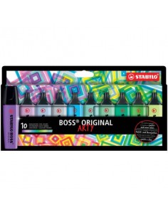 Evidenziatori Stabilo Boss Arty conf. 10 colori freddi - 70/10-2-20