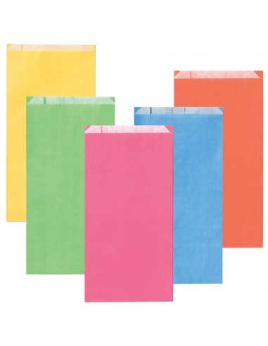Sacchetti in carta Multicolor 8x16 + 2