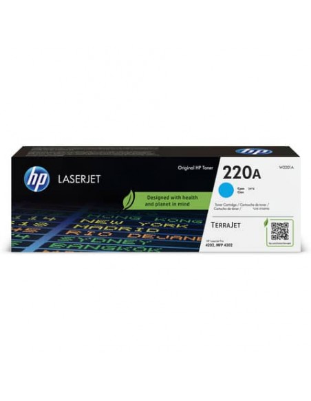 Toner LaserJet HP 220A ciano W2201A