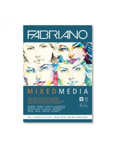 Blocco belle arti Fabiano mixed media 60 fogli A4 - 160 g - 19100440