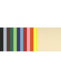 Cartoncini colorati Maxipack COLORLINE 50x70 cm 120 fogli 220 g/m² Canson 12 colori assortiti - C31074S057