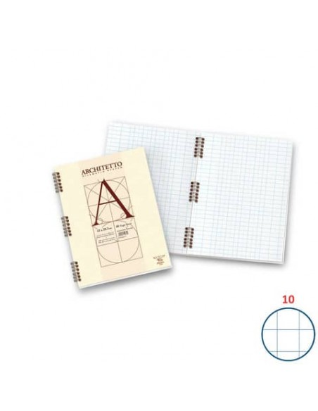 Blocco spiralato 40 fogli Pigna Architetto A4 0105442BI