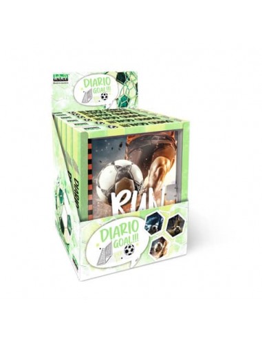 Diario dei segreti con lucchetto Lebez fantasia football assortiti - 61903