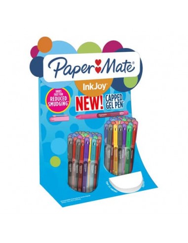 Espositore da 60 penne Paper Mate InkJoy Gel 600 Stick M 0