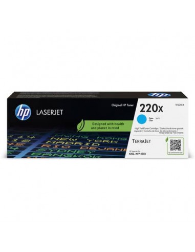Toner LaserJet HP 220X ciano W2201X
