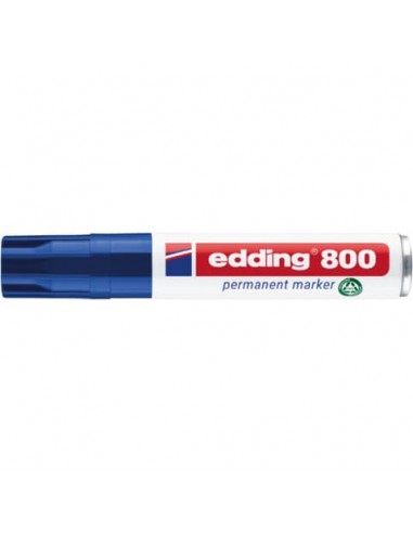 Marcatore permanente edding 800 punta scalpello 4-12 mm blu E-800 003