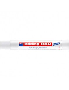 Marcatore a cera edding 950 punta conica 10 mm bianco E-950 049