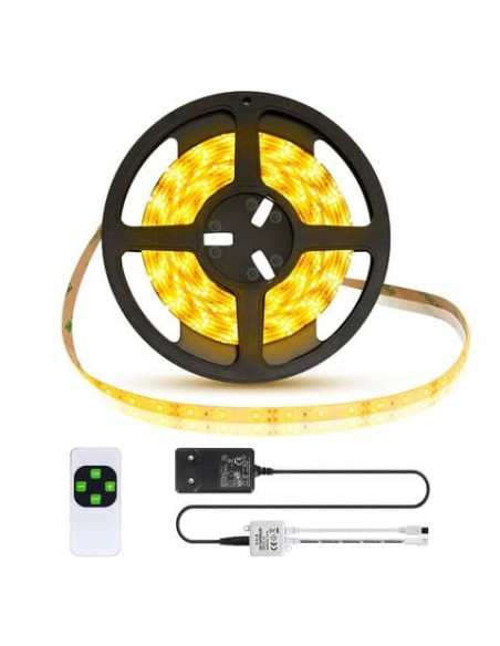 Striscia LED a basso voltaggio 5 m Aigostar luce calda B10301TYR