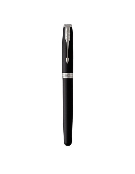 Penna roller Parker Sonnet punta F inchiostro nero Parker Matte Black CT 1931523
