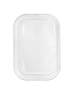 Coperchi in PP Dopla Professional per insalatiere rettangolari da 500-750-1000 ml trasparente - conf. 50 pz - 06047