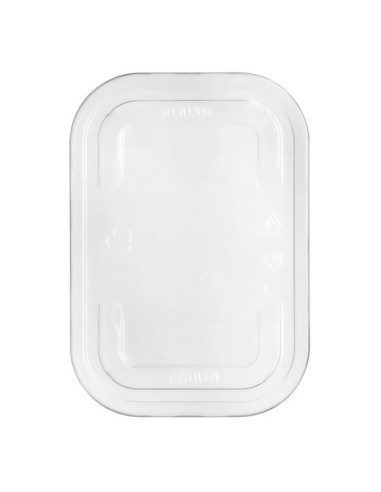 Coperchi in PP Dopla Professional per insalatiere rettangolari da 500-750-1000 ml trasparente - conf. 50 pz - 06047